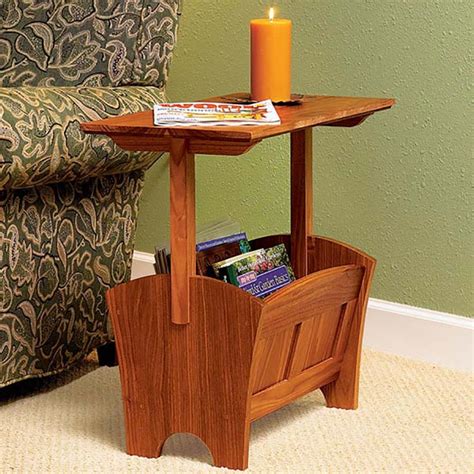 Magazine Rack/Table Woodworking Plan from WOOD Magazine