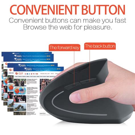 Wireless Ergonomic Vertical Mouse Carpal Tunnel Relief – Modern Kitchen Maker