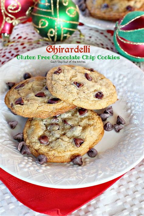 Ghirardelli Gluten Free Chocolate Chip Cookies - Can't Stay Out of the Kitchen