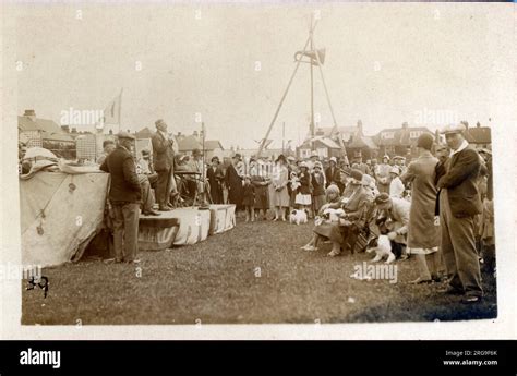 Winch's Field (Now Herne Bay Football Club Stadium), Herne Bay, Whitstable, Kent, England Stock ...