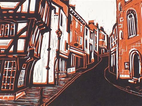 Architecture Prints | Handmade Linocut | Monoprint | Artwork | Devon Printmaker — Alison Savic