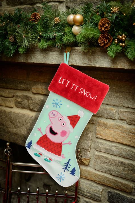 Peppa Pig Applique Christmas Stocking – WondaPop