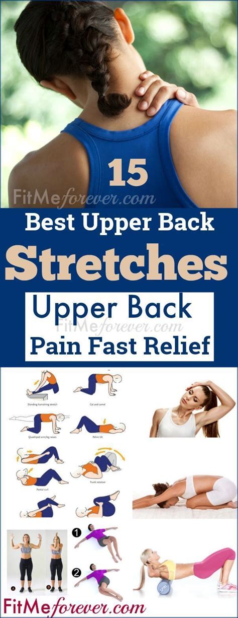 15 Upper Back Stretches for Upper Back Pain Relief | Posted By ...