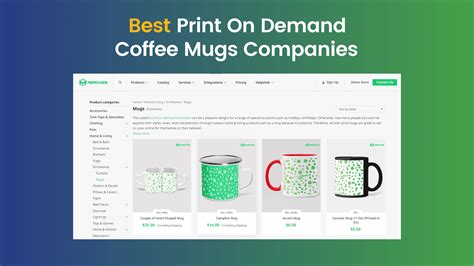 Top 7 Print On Demand Coffee Mugs Companies