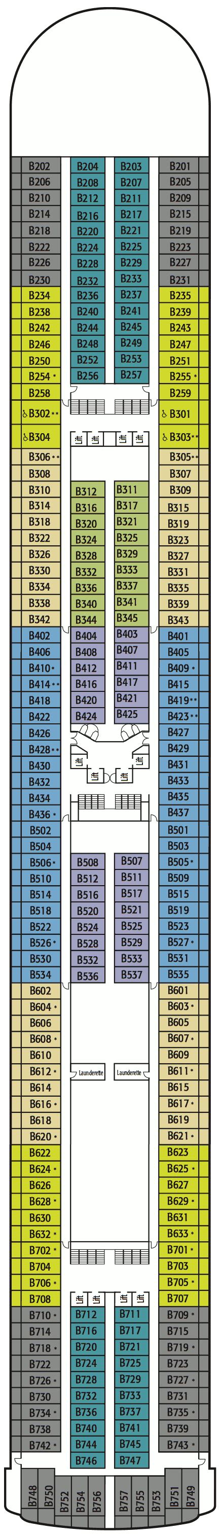 Ventura Deck Plans - Cruiseline.com