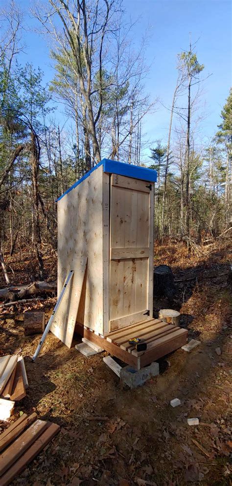 How To Build An Outhouse - Simple Outhouse Instructions - The North River