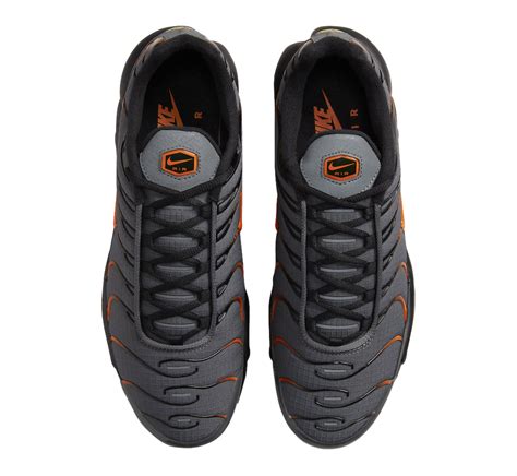 Nike Air Max Plus Grey Black Orange - Oct 2022 - FB3358-001 ...