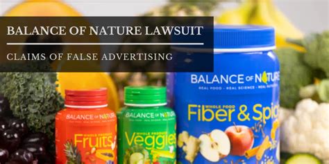 Balance of Nature Lawsuit | False Advertising Claims