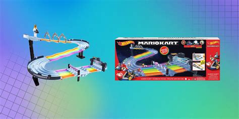 Back in stock: Hot Wheels' Mario Kart Rainbow Road Raceway