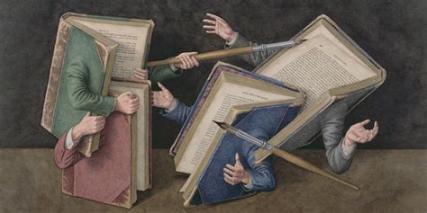 I can’t look away from these delirious paintings of anthropomorphized books. ‹ Literary Hub