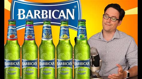 Non-alcoholic Fruity Beer Taste Test - Barbican Drink Review with Hey Jay Eats! - YouTube