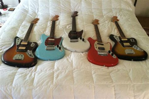 Kurt Cobain Fender Jaguars Japan and Mexico. Two Cobain Fender Mustangs ...