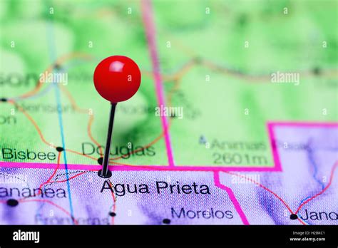 Agua prieta map pin fotografías e imágenes de alta resolución - Alamy