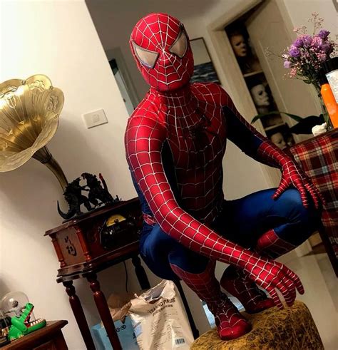 Spiderman Kostuum Cosplay Sam Raimi Spider Man Pak Volwassenen België ...