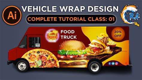 A Professional Food Truck Wrap Design, Van Wrap Design, Car, 53% OFF