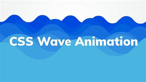 CSS Water Wave Loading Animation Super Easy - YouTube