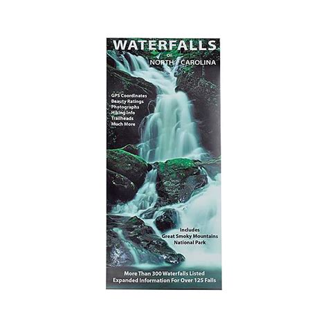 Waterfalls of North Carolina Map