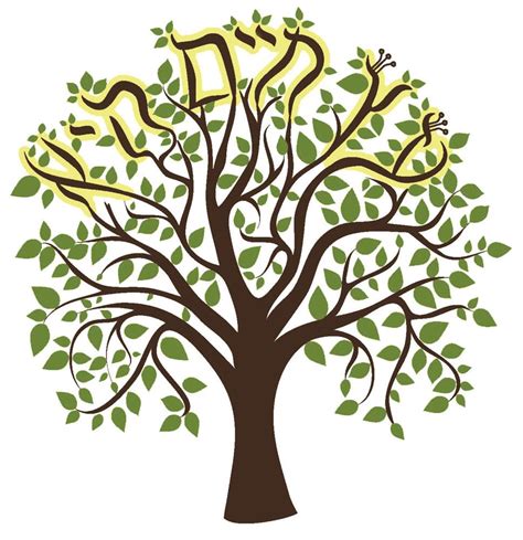 Jewish Tree Of Life Clip Art