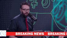 Greg Miller Kinda Funny Breaking News GIF | GIFDB.com