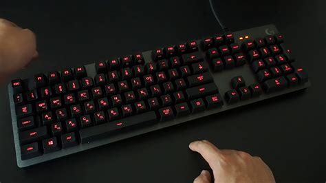 [Team Hobbyist] - Logitech G413(KOR) CARBON LED Effects - YouTube