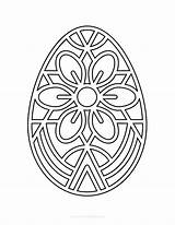Easter Egg Coloring Page Floral SimplyLovePrintables  coloring sketch template