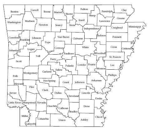 Map resources for Montgomery County Arkansas