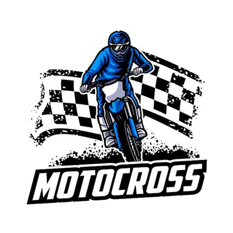 Premium Vector | Motocross vector logo , Motocross freestyle