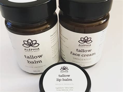 Gift Pack - Tallow Balm, Tallow Face Cream & Tallow Lip Balm — Alephia ...