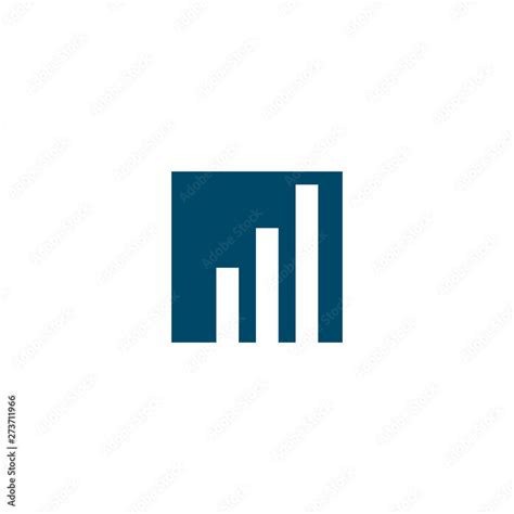 Chart graphic logo design vector template Stock Vector | Adobe Stock