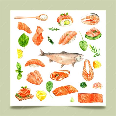 Premium Vector | Salmon Fish