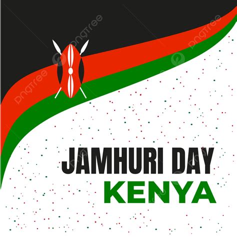 Independence Day Flag Vector Art PNG, Kenya Jamhuri Day Independence Flag, Kenya Independence ...