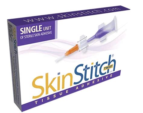 Buy SkinStich Twist Formulated Cyanoacrylate Tissue Adhesive - Laceration Repair for Cuts, Burns ...