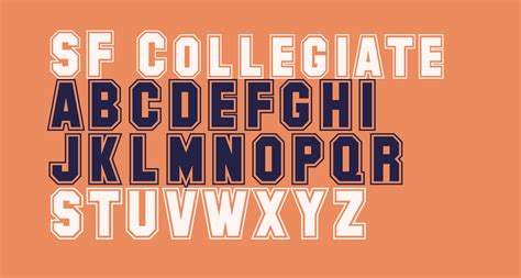 SF Collegiate free Font - What Font Is