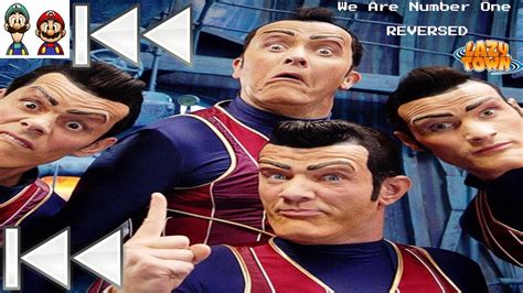 Lazy Town We Are Number One Reversed - YouTube