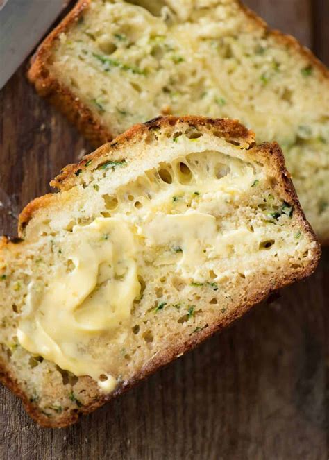 Cheesy Zucchini Bread (No Yeast) | RecipeTin Eats