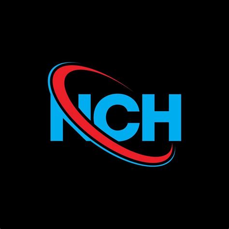 logotipo de nch. letra nch. diseño del logotipo de la letra nch. logotipo de iniciales nch ...