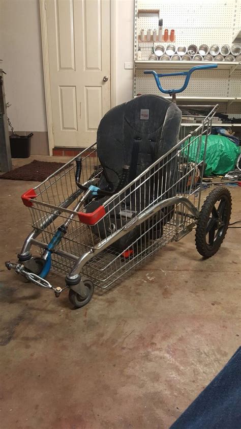 Got tired of simply looking at shopping trolley go karts so I made one ...