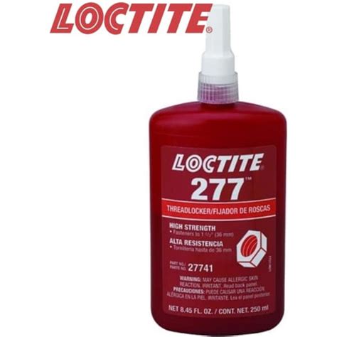 LOC50ML277 Loctite 277 Red High Strength Threadlocker 50ml / 250ml ...