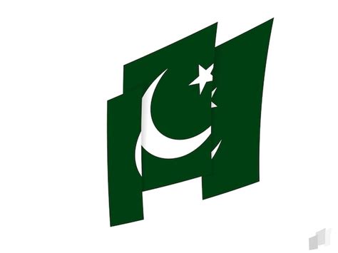 Premium Vector | Pakistan flag in an abstract ripped design modern ...