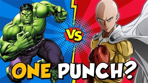 "SAITAMA VS HULK"- FULL BATTEL - YouTube