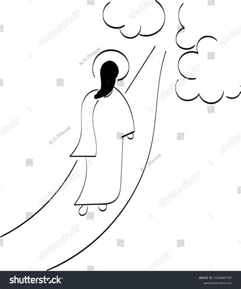 Scripture Illustration Message Gospel Jesus Christ Stock Vector ...