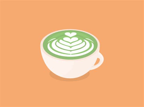 Matcha Latte | Matcha latte, Matcha latte art, Illustration design