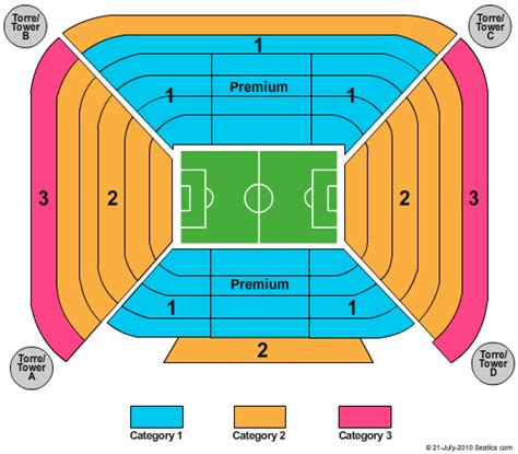 Santiago Bernabeu Stadium Seating Chart | Santiago Bernabeu Stadium ...