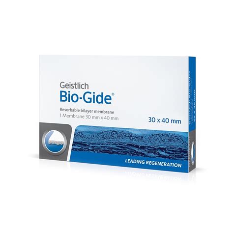 Geistlich Bio-Gide Membrane 30x40mm - Each - Surgical from BF Mulholland Ltd UK