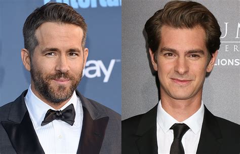 Ryan Reynolds and Andrew Garfield kiss at Golden Globes