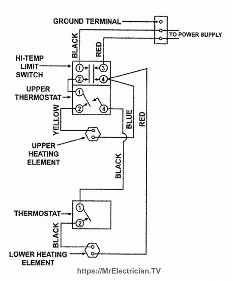 water heater circuit diagram - Wiring Diagram and Schematics