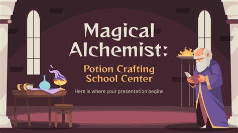 Potion Crafting School Center | Google Slides & PowerPoint