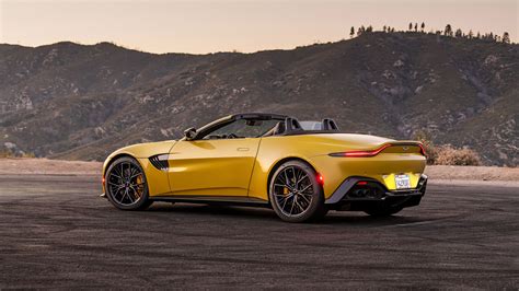 Yellow 2021 Aston Martin Vantage Roadster 5 4K 5K HD Cars Wallpapers ...