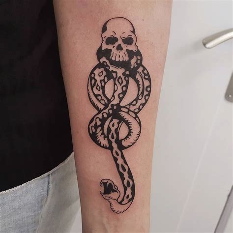 29+ Realistic Death Eater Tattoo - NanetteKareem