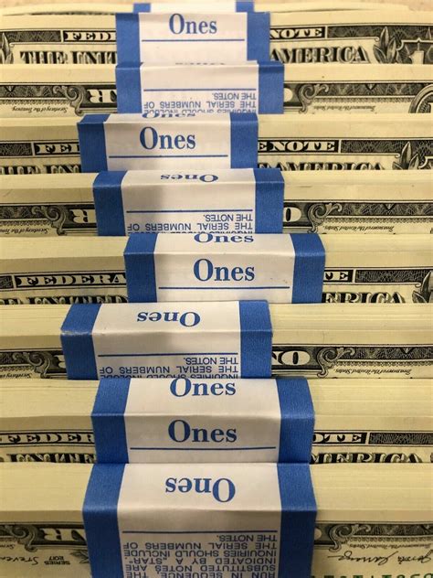 One Stack of ONE DOLLAR 2017 A $1 Notes CU-UNC - BEP PACK out of BRICK - BLOCK A | eBay